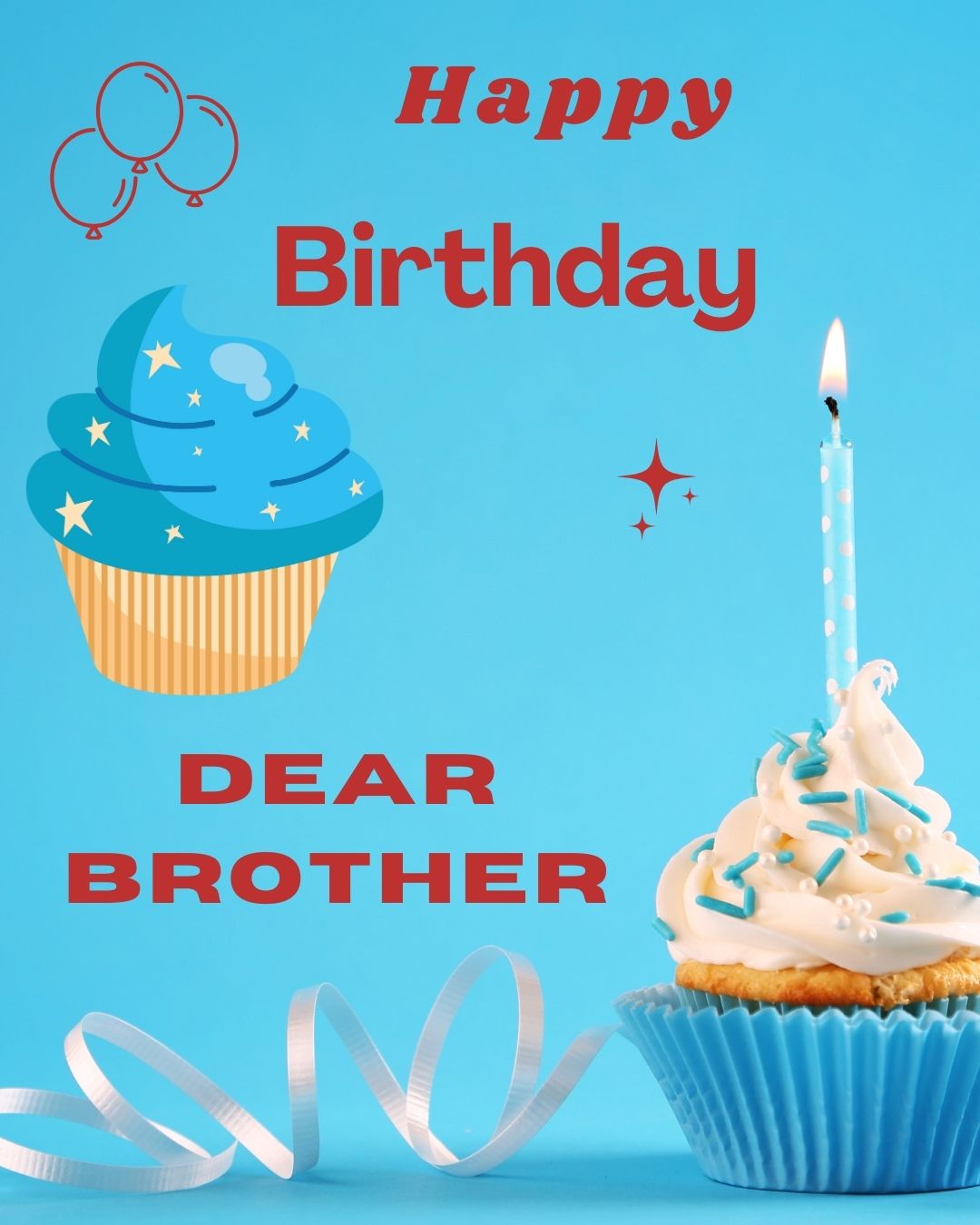 Heart touching birthday wishes for brother with a loving message