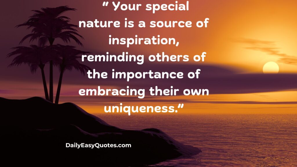 Inspiring others by embracing your uniqueness.
