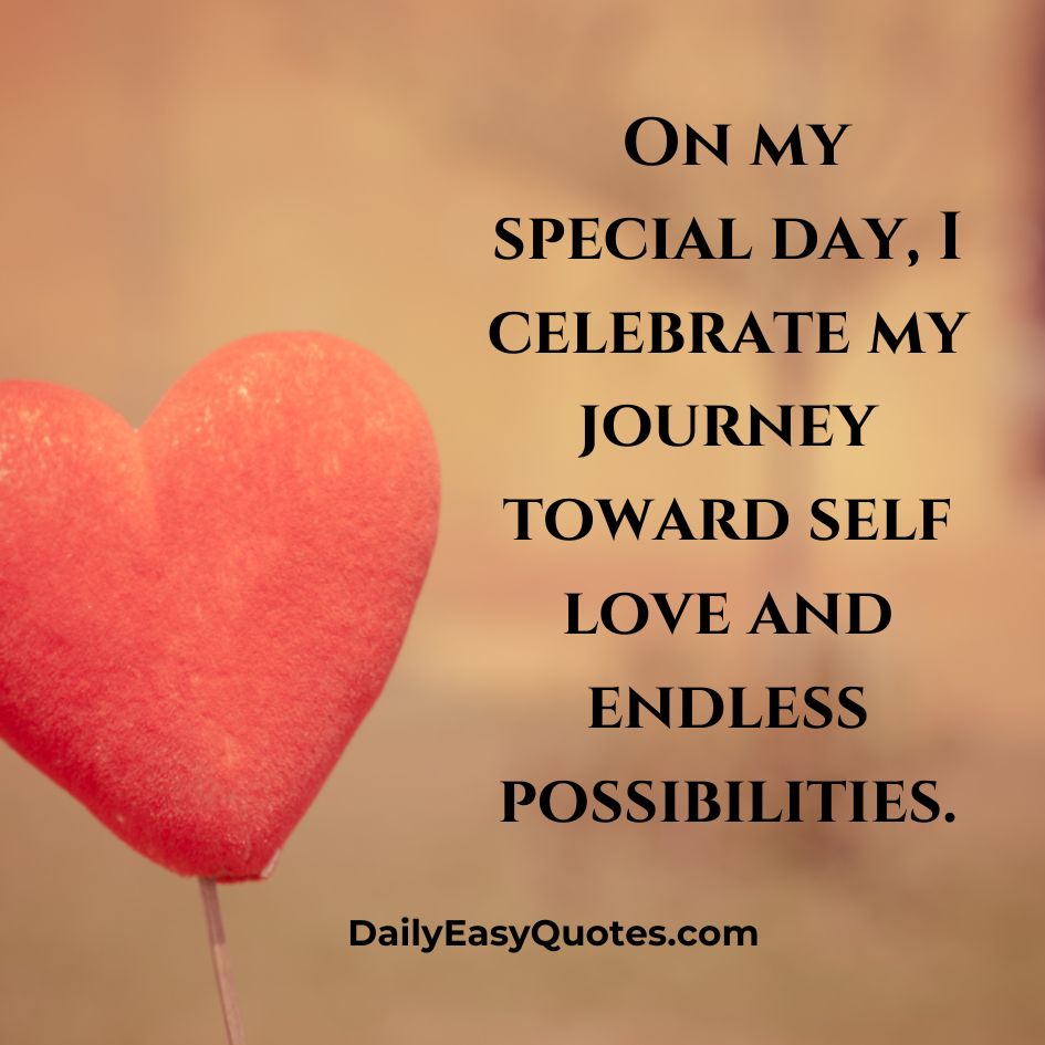 Celebrating my journey of self-love and endless possibilities.
