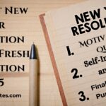 280 Best New Year Resolution Quotes Fresh Inspiration 2025’ with a motivational and celebratory theme.